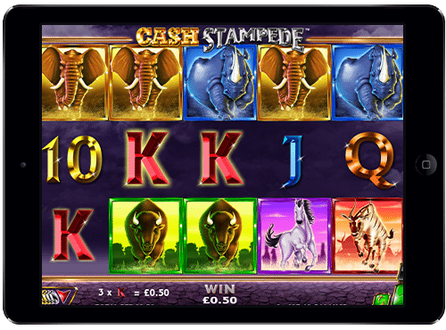 Cash-Stampede i pad