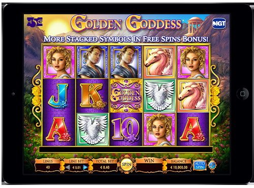 Golden Goddess Slot-ipad