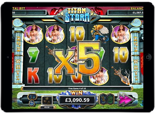 Titan Storm Online Slot-ipad