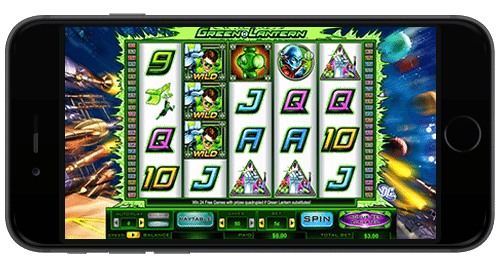 The Green Lantern Slots Game iphone