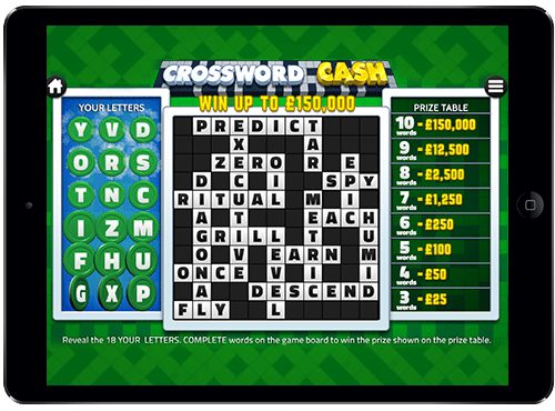 Crossword Jackpot Game