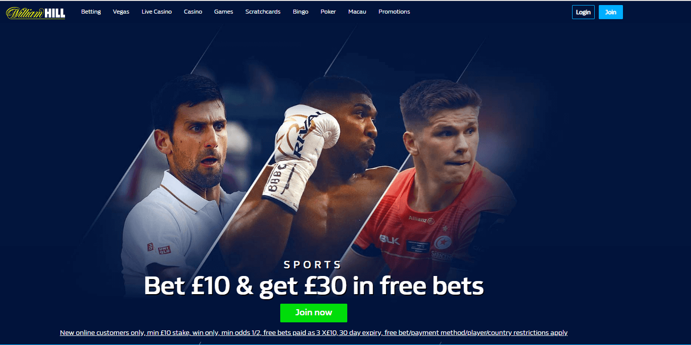 WILLIAM HILL SPORTS BETTING REVIEW