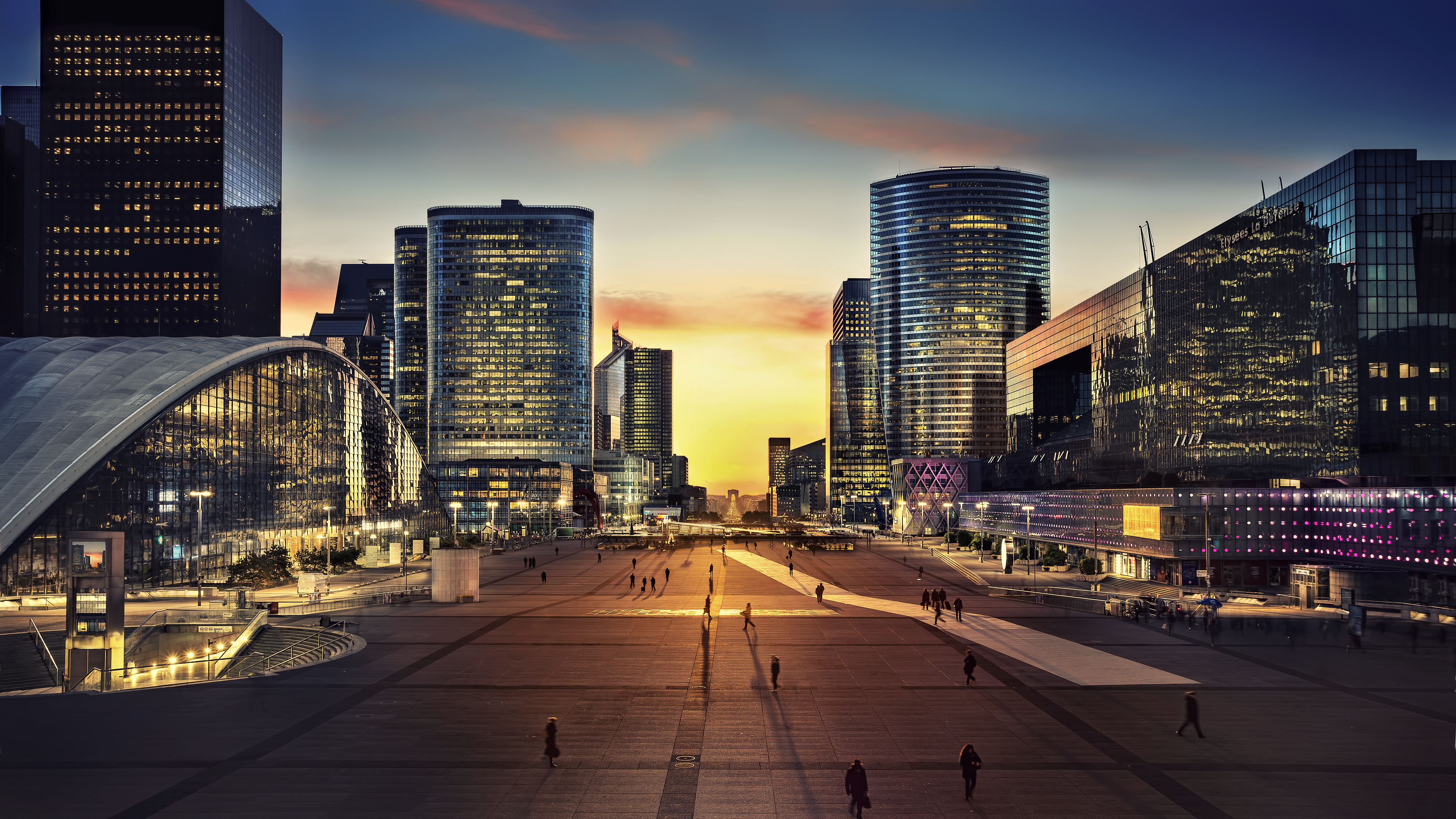 594259-cityscape-city-urban-sunset-Paris-France-architecture-Arc_de_Triomphe-capital