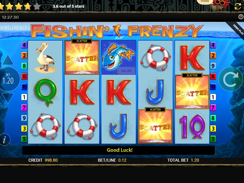 Fishing Frenzy Slot Uk