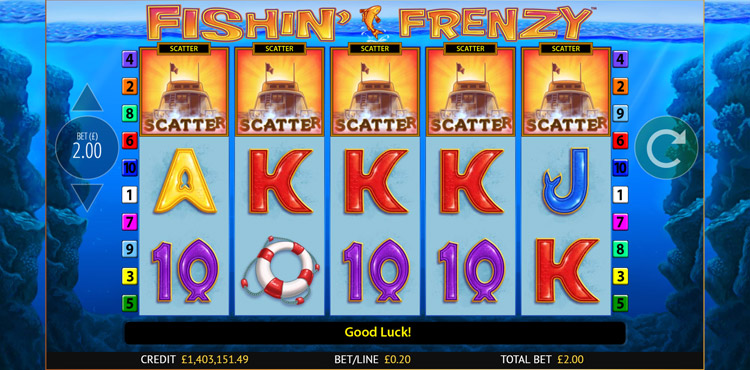 Fishin' Frenzy Slots