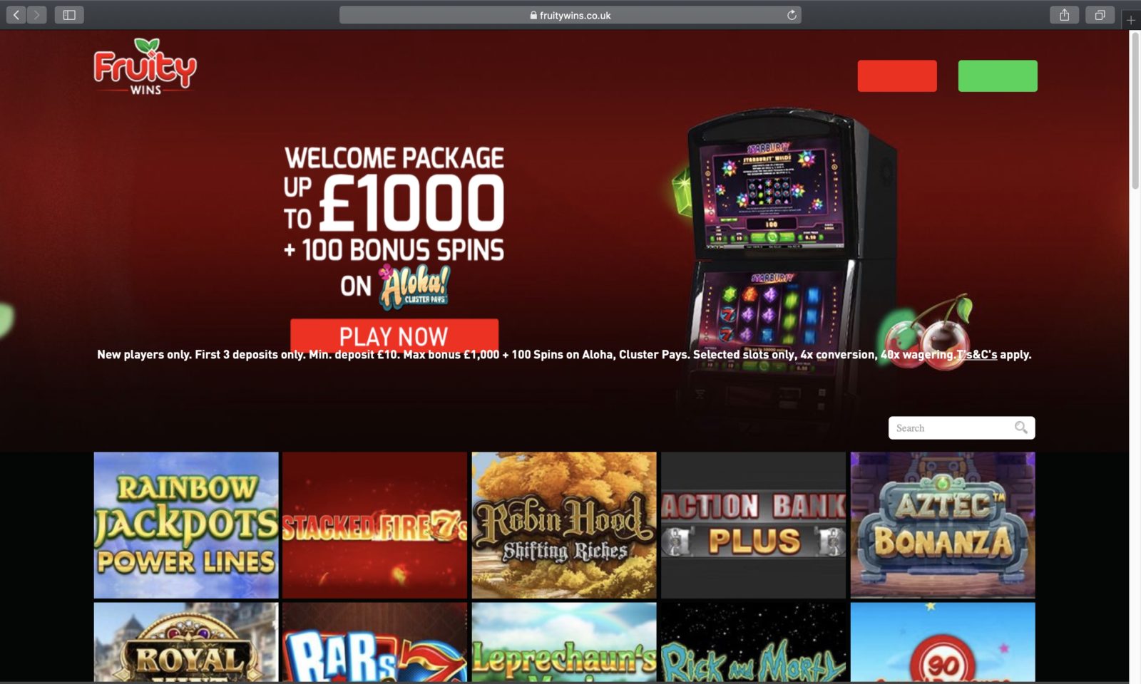 Fruity Wins Online Casino Review