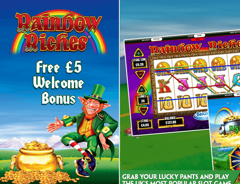 Rainbow Riches Mobile No Deposit Bonus